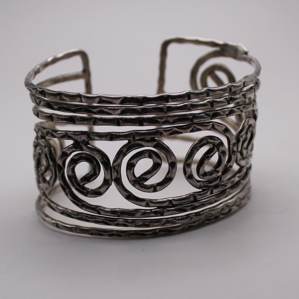 Premier Designs Silver Tone Cuff Bracelet